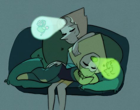 Pearl X Peridot, Steven Universe Ships, Crystal Gems Steven Universe, Peridot Steven Universe, Steven Universe Anime, Pearl Steven, Steven Universe Funny, Steven Universe Gem, Ship Drawing