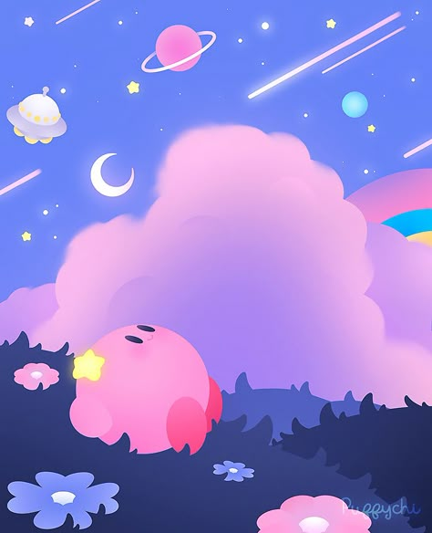 Kirby Drawings, Kirby Pokemon, Kirby Wallpaper, Watch Backgrounds, Apple Watch Wallpapers, Soft Kidcore Aesthetic, Notion Icons, Cute Kirby, Watch Wallpapers