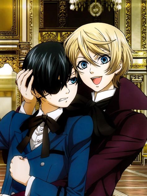 Ciel and Alois Ciel And Alois, Black Butler Alois, Madame Red, Alois Trancy, Black Butler Characters, Black Butler 3, Black Butler Ciel, Black Butler Anime, Black Butler Kuroshitsuji