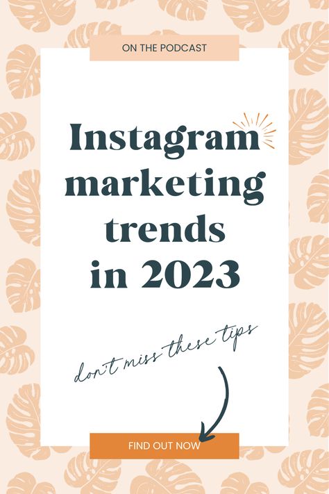 We’re chatting about the 2023 Instagram trends report. Things that you can practically use with your content this year. We're covering Instagram Hashtag trends, Gen Z trends, DIY, thrifting, using avatars, micro-influencers, User generated content (and how to get some amazing user generated content). We want 2023 to be your best year on Instagram yet! If you're an influencer, product baed business, or service based business, this podcast episode is a MUST! Trending Instagram Hashtags 2023, Instagram Strategy 2023, Instagram Hashtags For Followers 2023, When To Post On Instagram 2023, Instagram Growth Tips 2023, Popular Hashtags Instagram 2023, Instagram Story Trends, Instagram Hashtags 2023, Gen Z Trends