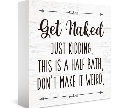 Get Naked Bathroom, Art Deco Floor, Tiered Tray Stand, Coffee Table Pictures, Floor Registers, Signs Funny, Candle Mirror, Bathroom Sign, Funny Bathroom