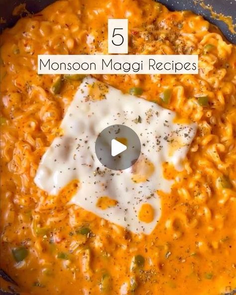 Masala Maggi Recipe, Maggie Recipes, Masala Maggi, Red Chilli Sauce, Maggi Recipes, Fried Garlic, Dark Soy Sauce, Red Chilli Powder, Chilli Sauce