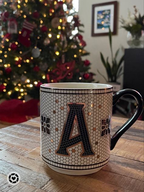 Obsessed with this gorgeous mug from Anthropologie - one of my favorite gifts! Follow my shop @LaughThroughChaos on the @shop.LTK app to shop this post and get my exclusive app-only content! #liketkit #LTKfamily #LTKhome #LTKFind @shop.ltk https://liketk.it/3YpzN Mugs Anthropologie, Anthropologie Tea Cup, 2023 Starbucks Holiday Mugs, Anthropologie Monogram Mug, Anthropologie Mugs, Anthropologie Home, Christmas Presents, Anthropologie, Favorite Things Gift