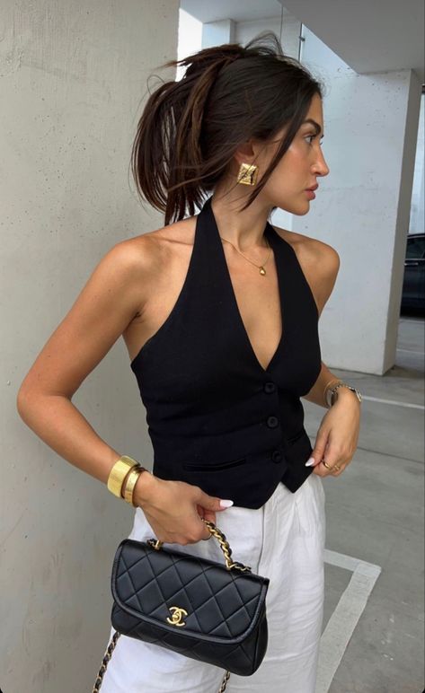 Italian Summer Outfits, Outfit Elegantes, Chique Outfits, Neue Outfits, Elegante Casual, Looks Street Style, Outfits Verano, Chic Outfit, Mode Inspo