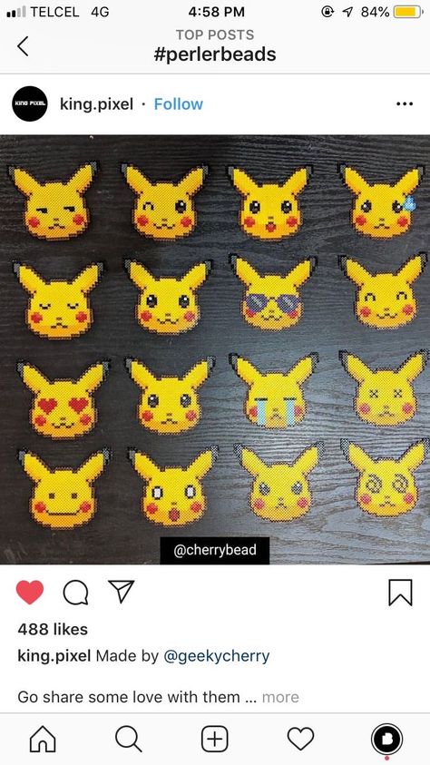 Hama Beads Patterns Pokemon, Pokemon Beads Pattern, Pikachu Perler Bead Pattern, Pikachu Perler Beads, Perler Bead Patterns Pokemon, Pokémon Perler Beads, Pikachu Hama Beads, Perler Beads Pokemon, Pokemon Perler Bead Patterns