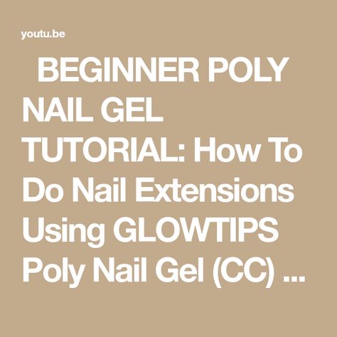 Nail Gel Tutorial, Poly Nail Gel, Sugar Nails, Gel Primer, Poly Gel, Led Nail Lamp, Dream Nails, Nail Extensions, Nail Gel