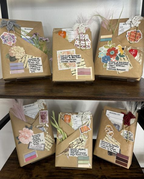 where are all my book lovers at!? Introducing… Blind Date With A Book from Daybreak Macrame. Treat yourself or pick this up as a gift for someone! 📚😁 #blinddatewithabook #boutique #giftshop Blond Date With A Book, Homemade Gifts For Book Lovers, Book Business Ideas, Blind Date Book Ideas, Diy Gifts For Book Lovers, Blind Date With A Book Ideas Wraps, Crafts For Book Lovers, Blind Date With A Book Ideas, Book Wrapping Ideas