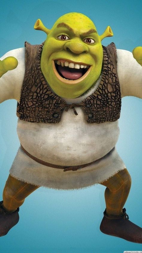 Funny Shrek, Shrek Dreamworks, Shrek Fiona, Shrek Funny, Shrek Memes, Princess Fiona, Disney Background, Funny Iphone Wallpaper, Live Wallpaper Iphone