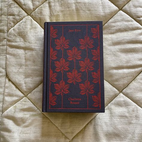 Jane Eyre, Penguin Clothbound Classics, Cover Design Coralie Bickford Smith. Jane Eyre Book Cover Penguin Classics, Jane Eyre Penguin Classics, Penguin Classics Clothbound, Jane Eyre Book Aesthetic, Jane Eyre Book Cover, Rebound Books, Penguin Clothbound, Clothbound Classics, Jane Eyre Book