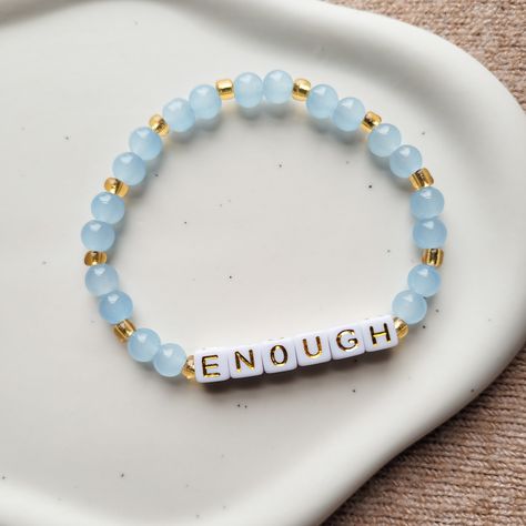 Bracelet Ideas Christian, Lauren Daigle Concert, Glass Beaded Bracelet, Glass Bead Bracelet, Inspirational Bracelets, Color Beads, Bracelets Handmade Beaded, Glass Beaded Bracelets, Bracelet Handmade