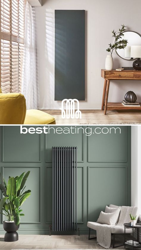 Create a bold statement feature in your living room with our stylish vertical designer radiators. Shop now. Living Room Radiator, Statement Living Room, Radiator Ideas, Radiators Living Room, Tall Radiators, Contemporary Radiators, Horizontal Radiators, Vertical Radiators, Electric Radiators