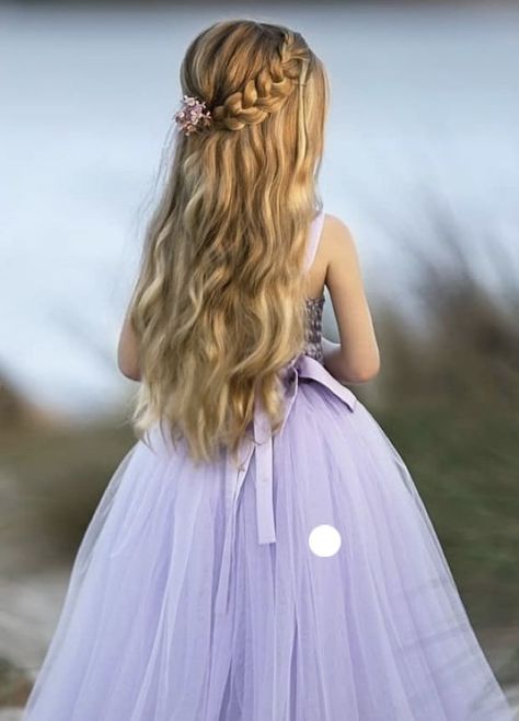 Girls Hair For Wedding, Wedding Hairstyles For Girls Kids, Girl Wedding Hairstyles Kids, Kid Wedding Hairstyles, Kids Formal Hairstyles, Girls Formal Hairstyles Kids, Kids Wedding Hairstyles, Hair Dos For Wedding, Neon Unicorn