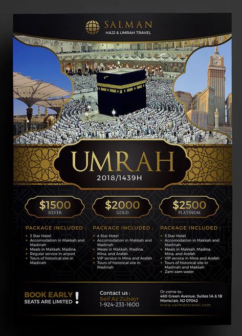 Umrah Flyer Template PSD Umrah Flyer Design, Umrah Poster Design, Islamic Flyer, Umrah Guide, Travel Flyer, Strawberry Shortcakes, Makkah Madina, Bus Games, Cv Format