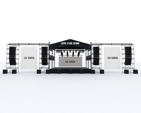 Concert Stage Layout, Music Stage Design Ideas, Panggung Konser Design, Concert Stage Design Ideas, Stage Design Festival, Stage Concert Design, Stage Ideas Concert, Concert Stage Set Design, Music Stage Design