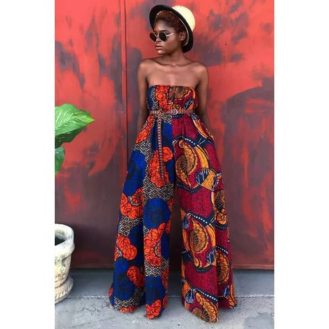 Chitenge Outfits, Kitenge Designs, African Print Jumpsuit, Palazzo Jumpsuit, Style Africain, African Inspired Clothing, Ankara Style, African Print Fashion Dresses, African Clothing Styles