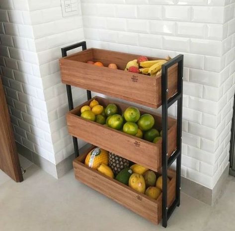 Wooden Bins, Diy Outdoor Storage, Kitchen Interior Design Decor, Diy Kitchen Storage, Pantry Design, Pallet Diy, Diy Kitchen, Diy Storage, Interior Design Kitchen