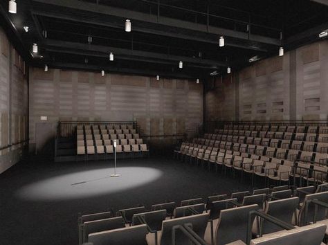 Theatre Hall, Dance Studio Design, Stage Theater, Modern Theatre, Studio Theater, Theater Architecture, Lectures Room, Flex Space, Small Theatre