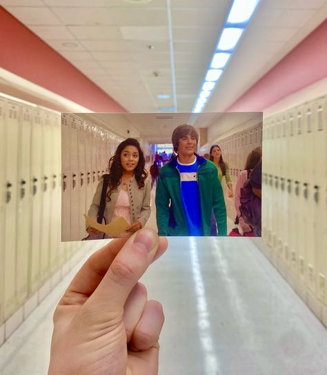 CHILDHOOD = COMPLETE 😭 High School Musical in reality - help, this is all too surreal because it’s THE SCHOOL and Troy and Gabriella WERE HERE 😭 the emotions are high because THIS location is like stepping through childhood. The halls, the cafeteria, the gymnasium, the lockers - just everything 🥹 I knew all the choreography growing up haha and we had a whoooole school dance routine to so many songs from this! Ah, just so many memories. It’s all real and right here in Salt Lake City. Honestly... Troy And Gabriella, School Dance, Dance Routines, School Dances, High School Musical, Lake City, Salt Lake City, The School, Lockers