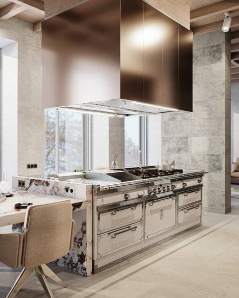 Luxury Island Kitchen Ranges | Officine Gullo Range In Island, Clean Oven Door, Officine Gullo, Monogram Appliances, Wall Oven Microwave, Fridge Top, Single Wall Oven, Built In Dishwasher, Upright Freezer