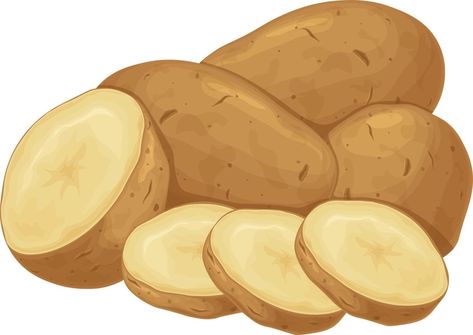 Potato Illustrations, Potatoes Drawing, Potatoes Cartoon, Potatoes Illustration, Potato Clipart, Potato Illustration, Potato Cartoon, Potato Battery, Potato Drawing