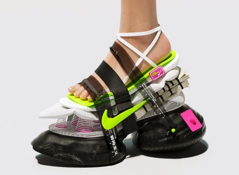 Crazy Sneakers, Shoe Refashion, Cloud Shoes, Shoe Designs, Marvelous Designer, Graphic Design Print, Doja Cat, Crazy Shoes, Conceptual Art