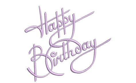 Excited to share this item from my #etsy shop: Happy Birthday -  Machine Embroidery File design - 4x4 hoop - embroidery design Birthday Embroidery Designs, Happy Birthday In Cursive, Happy Birthday Embroidery, Birthday Embroidery, Happy Birthday Design, Happy Birthday My Love, Brother Embroidery, Hoop Embroidery, File Design