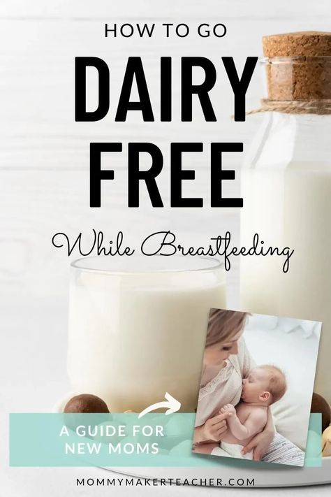 Dairy Free Breastfeeding Diet, Diet For Breastfeeding Moms, Painful Gas, Weaning Breastfeeding, Dairy Intolerance, Dairy Free Breastfeeding, Easy Baby Food Recipes, Newborn Needs, Baby First Foods