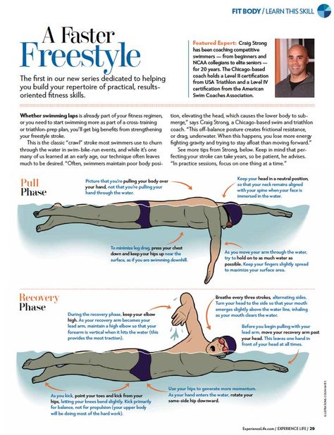 Swim and triathlon coach Craig Strong offers tips for strengthening your freestyle stroke in the first installment of our new series on building fitness skills.: Mermaid Energy, Swimming Exercises, Swim Technique, Sprint Triathlon, Triathlon Motivation, Swim Instructor, Swimmers Life, Swim Coach, Swim Life