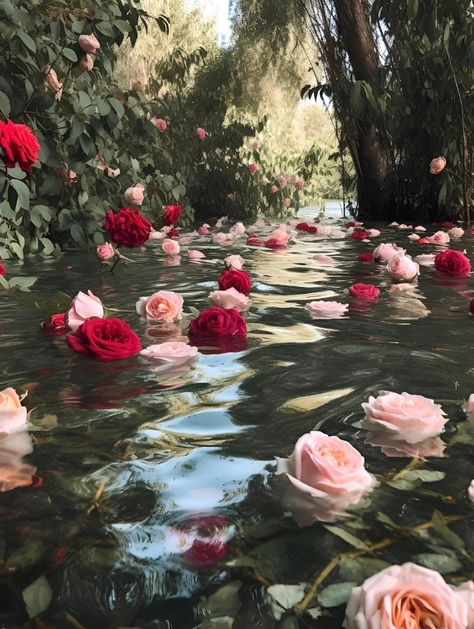 Roses In Water, Pretty Flowers Pictures, Flowers Photography Wallpaper, Nothing But Flowers, Pretty Landscapes, Flower Therapy, Images Esthétiques, Mötley Crüe, Beautiful Flowers Pictures