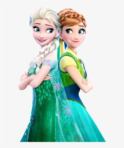 Elsa And Anna Cartoon, Elsa E Anna, Frozen Cartoon, Frozen Fever Birthday, Princess Anna Frozen, Frozen Fever Elsa, Frozen Sisters, Anna Disney, Disney Frozen Elsa Art