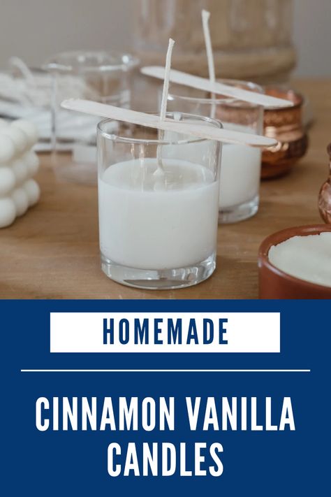 Bring the amazing scent combo of sweet vanilla with spicy cinnamon home in this DIY candle! This homemade cinnamon vanilla candle is one of my favorites and I'm sure it will be yours too! #DIY #vanilla #cinnamon #candle Diy Cinnamon Candle, Vanilla Candles, Diy Vanilla, Diy Cinnamon, Cinnamon Candle, Six Figures, Vanilla Candle, Bank Accounts, Diy Candle