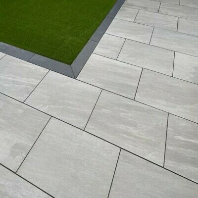 Paving Tiles, Garden Slabs, Patio Paving, Paving Ideas, Porcelain Paving, Outdoor Paving, Patio Slabs, Modern Backyard Landscaping, Garden Paving