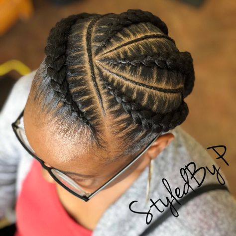 Stitch Braids Big Cornrows, Women Cornrows, Lemonade Braids Hairstyles, Braids Cornrows, Hairstyles Braid, Big Box Braids Hairstyles, Colored Braids, Hair Twist, Braided Cornrow Hairstyles