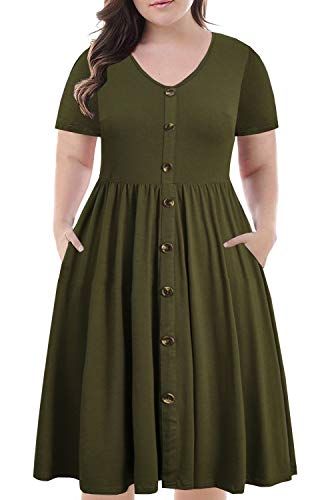 Short Plus Size Fashion, Perfect Little Black Dress, Frock Design, Pinterest Fashion, Plus Size Casual, Plus Size Dress, Women's Casual, Swing Dress, Dress Brands