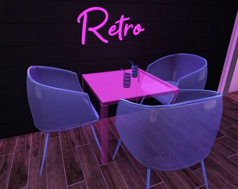 Sims 4 Cc Gaming Setup Functional, Sims 4 Neon Cc, Sims 4 Gaming Setup Cc, Sims Hotel, Sims 4 Neon Lights Cc, Sims 4 Restaurant Cc, Sims 4 Retro, Clutter Decor, Sims 4 Restaurant