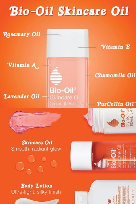 Bio Oil Skin Care Routine, Bio Oil Pregnancy, Vitamin E Serum, Oil Skin Care Routine, Bio Oil Skin, Pregnancy Skincare, Chamomile Oil, Bio Oil, Stretch Mark