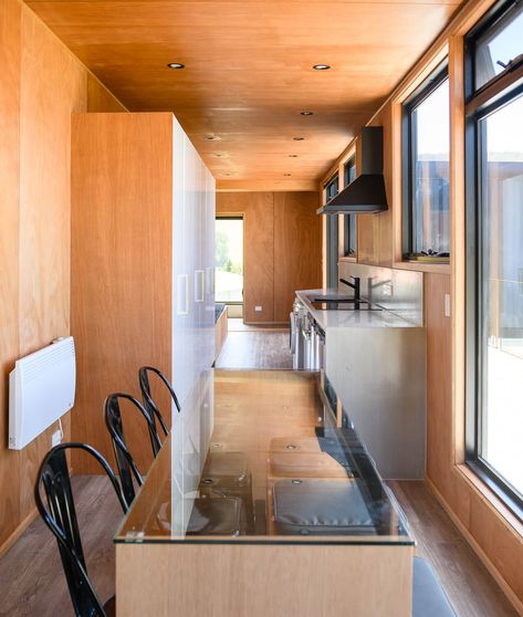 Container Homes Melbourne - Architecturally Designed | Containered Container House Design Interior, Container House Interior Design, Shipping Container Interior, Shipping Container Homes Australia, Small Prefab Homes, Container Studio, Prefabricated Architecture, Australia Architecture, Shipping Container Home Builders