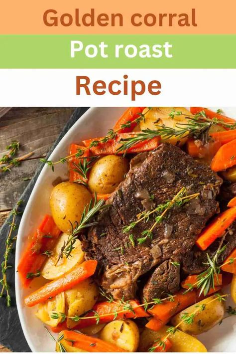 Slow Cook Chuck Roast, Delicious Pot Roast, Perfect Pot Roast, Golden Corral, Food Vibes, Au Jus Gravy, Pot Roast Recipe, Beef Pot Roast, Mississippi Pot Roast