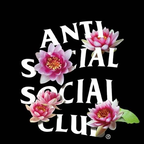 Anti Social Social Club Wallpaper, Antisocial Social Club, Club Wallpaper, Typography Tshirt Design, Cool Backgrounds For Iphone, Animal Body Parts, Kaws Wallpaper, Drip Art, Pink Tumblr Aesthetic