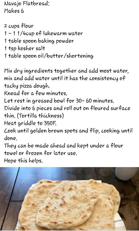 Navajo Flatbread Recipe, Navajo Bread Recipe, Native American Fry Bread Recipe, Navajo Flatbread, Native American Fry Bread, Homemade Tortilla Recipe, Easy Flatbread Recipes, Fried Bread Recipe, Baking Soda Teeth Whitening