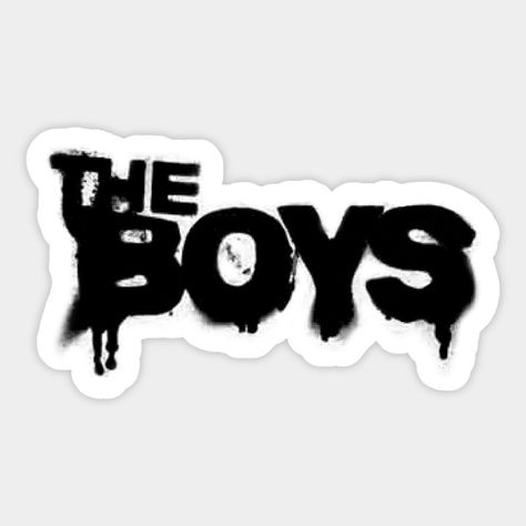 The Boys -- Choose from our vast selection of stickers to match with your favorite design to make the perfect customized sticker/decal. Perfect to put on water bottles, laptops, hard hats, and car windows. Everything from favorite TV show stickers to funny stickers. For men, women, boys, and girls. Tv Shows Stickers, Clothing Brand Stickers, Cool Stickers For Guys, The Boys Serie, Cool Stickers Printable, Sticker Design Aesthetic, Men Stickers, Game Lounge, The Boys Logo