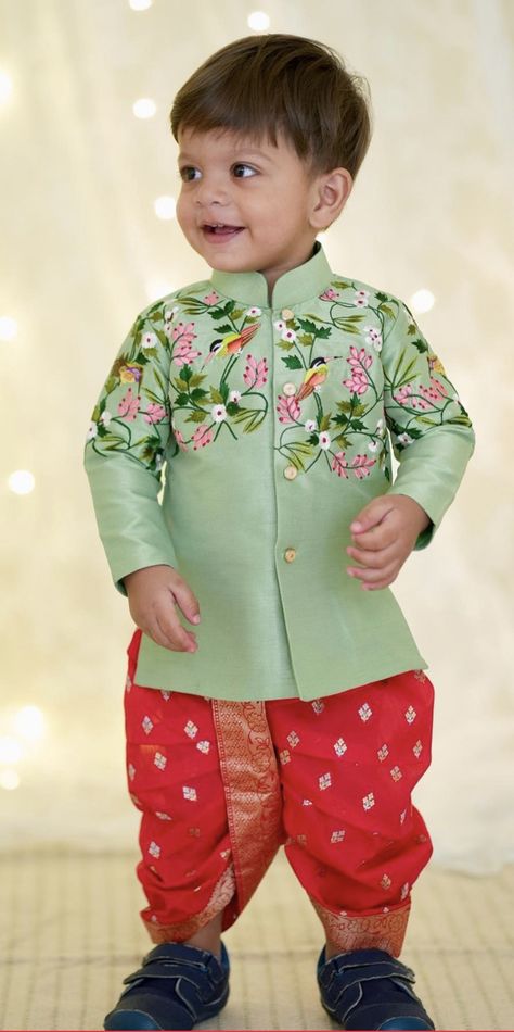 Boys Traditional Outfit, Boys Traditional Wear Indian, Baby Boy Indian Ethnic Wear, Baby Boy Outfits Indian, Boys Ethnic Wear Indian Kid, Baby Boy Ethnic Wear, Traditional Dress For Boy, Baby Boy Fashion Clothes, Boys Party Wear