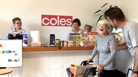 Family Creates a Home Grocery Store So 87 Year Old Grandmother With Alzheimer’s Can Stick to Her Routine Take A Risk, Three Children, Beach Australia, Tough Day, A Robot, Difficult Times, Alzheimers, Old People, Faith In Humanity