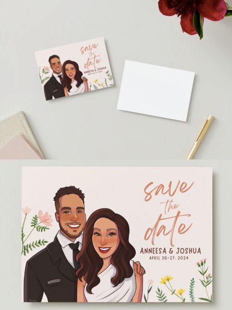 Order yours now at my shop! Brides • Wedding • Marriage • Save the date • Wedding invitation Marriage Save The Date, Wedding Cartoon, Cartoon Logo, Invitation Wedding, Custom Drawing, Love Cards, Save The Date, Wedding Invitation, Wedding Invitations