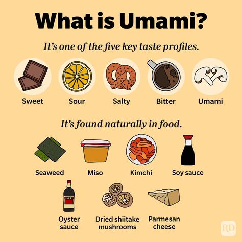 What Is Umami? How It Tastes and Which Foods Have the Flavor Culinary Lessons, Bunny Chow, Human Milk, Sea Vegetables, Food Tech, Parmesan Sauce, Fried Beef, Cooking 101, Food Additives