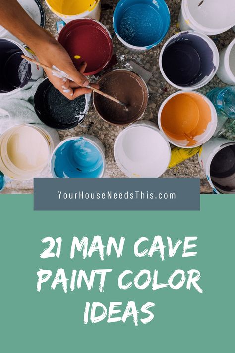 Man Cave Color Ideas, Mancave Paint Color Ideas, Man Cave Paint Ideas Color Schemes, Man Cave Colors Paint, Man Cave Paint Colors Basement Walls, Mancave Paint Ideas Color Schemes, Man Cave Wall Colors, Man Cave Paint Ideas, Man Cave Color Scheme