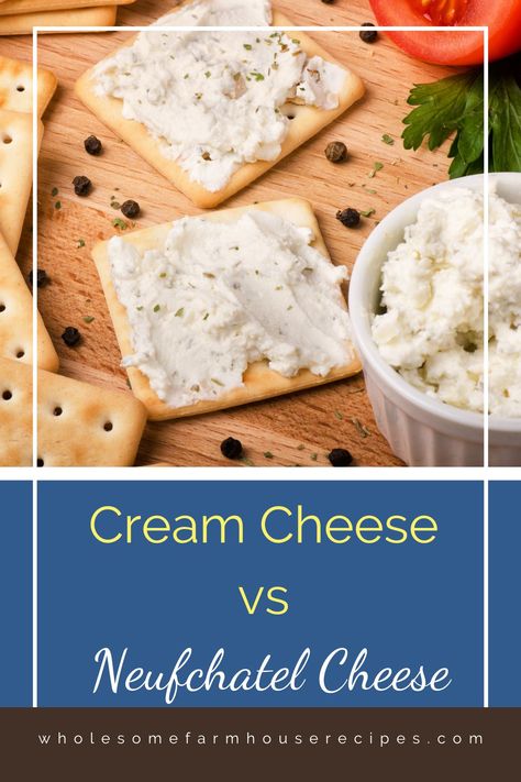 Cream Cheese vs Neufchatel Cheese Neufchatel Cheese, Local Grocery Store, How To Make Cheese, Cheese Recipes, Grocery Store, Cooking Tips, Homemade Recipes, Cream Cheese, Cooking Recipes