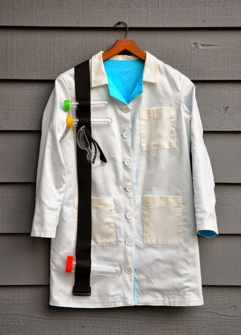 ikat bag: Scientist LAB COAT! Scientist Costume Women, Mad Scientist Diy Costume, Mad Scientist Costume Diy, Scary Scientist Costume, Mad Scientist Lab Coat Diy, Mad Scientists Costumes, Mad Scientist Lab Coat, Scientist Lab Coat, Nurseries Ideas