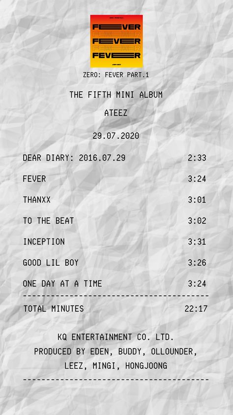 Ateez Album Receipt, Ateez Receipt, Kpop Receipt, Ateez Poster, Ateez Stickers, Album Receipts, Ateez Core, Film Posters Minimalist, Music Poster Design