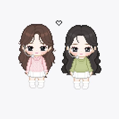 #mylittlestar #ive #wonyoung #yujin Pink Wallpaper Laptop, Aesthetic Profile Picture Cartoon Soft, My Little Star, Piskel Art, Kpop Iphone Wallpaper, Pixel Characters, Easy Pixel Art, Cocoppa Wallpaper, Ive Wonyoung